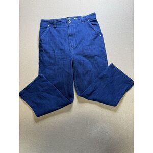 Anthropologie Maeve The Colette Denim Jeans Crop‎ Wide Leg Stretch Size 31x21